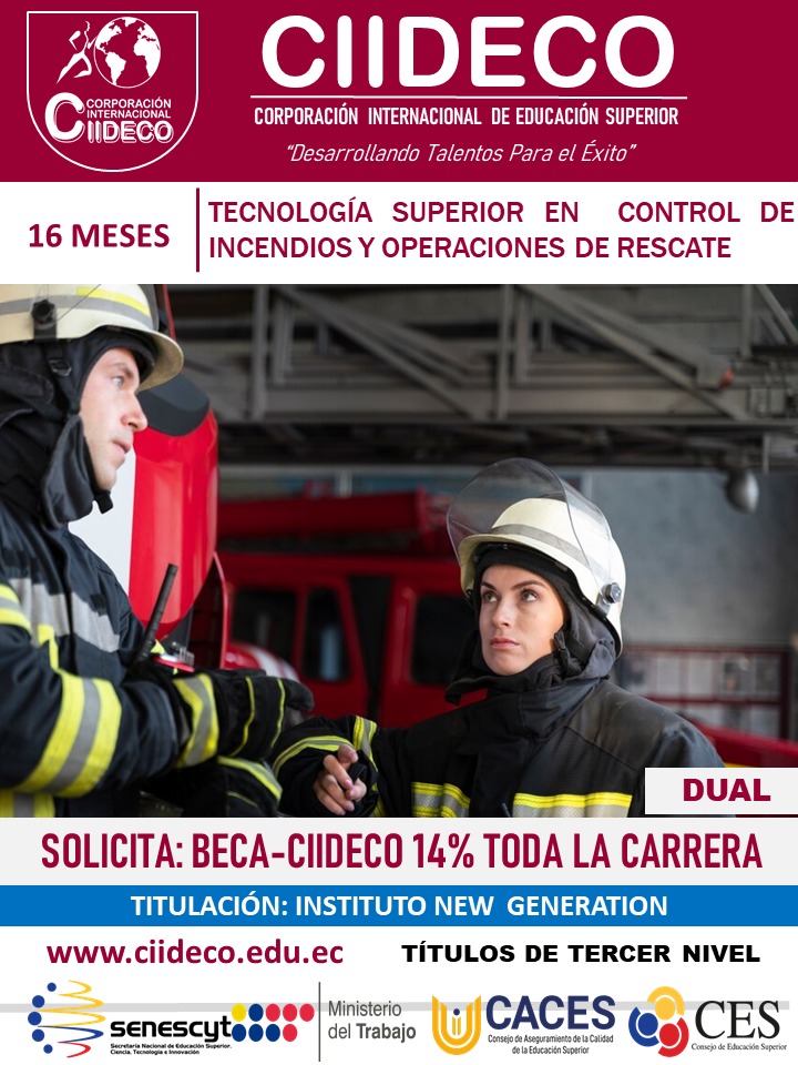 Tecnólogo en Control de Incendios y Rescate